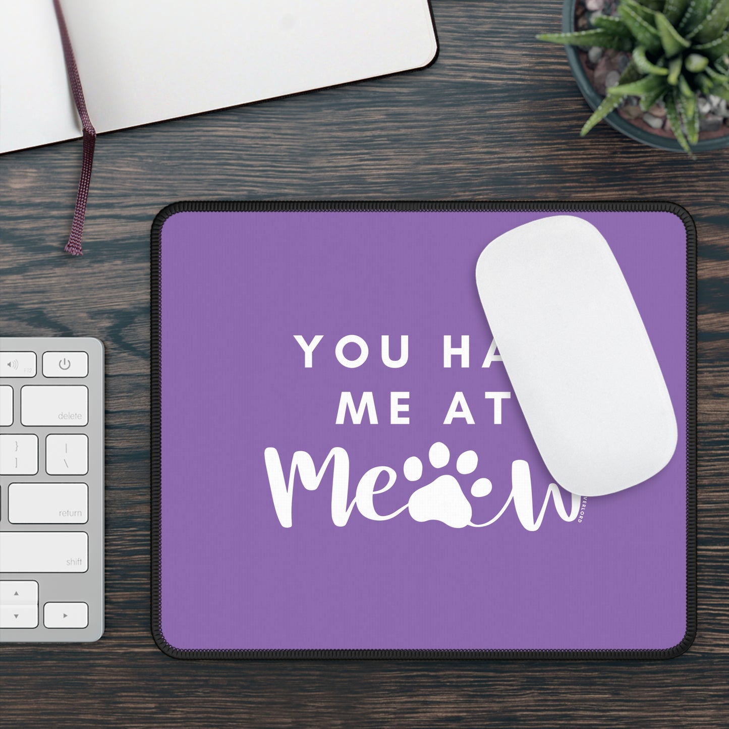 Meow Mousepad (purple)