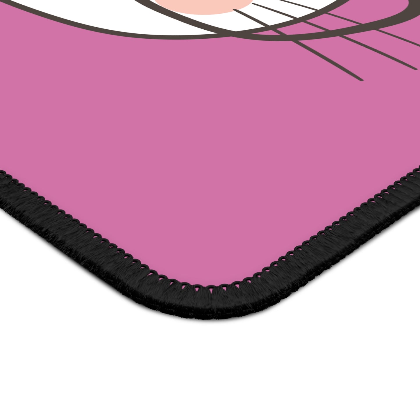 Nerdy Cat Mousepad (Pink)