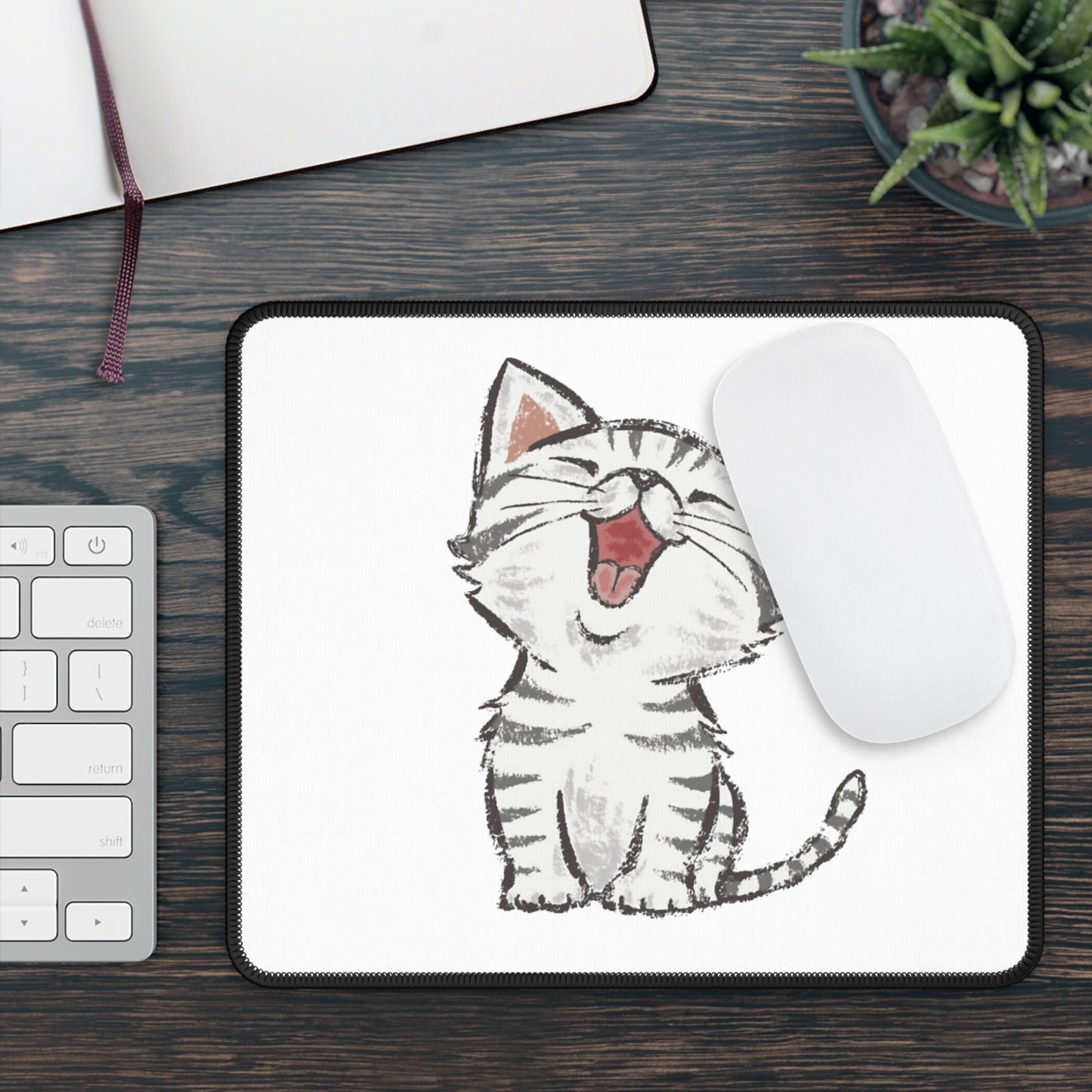 Laughing Kitten Mousepad
