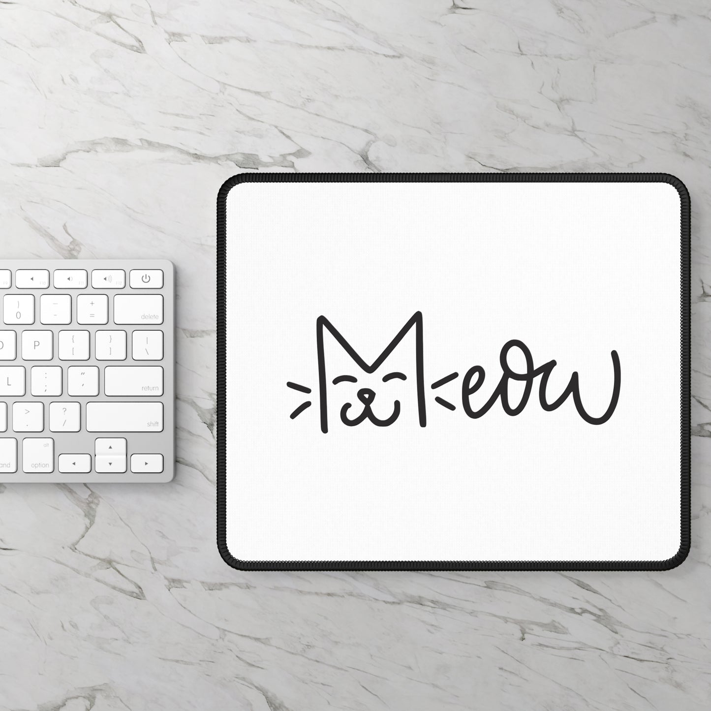 Meow Mousepad (white)