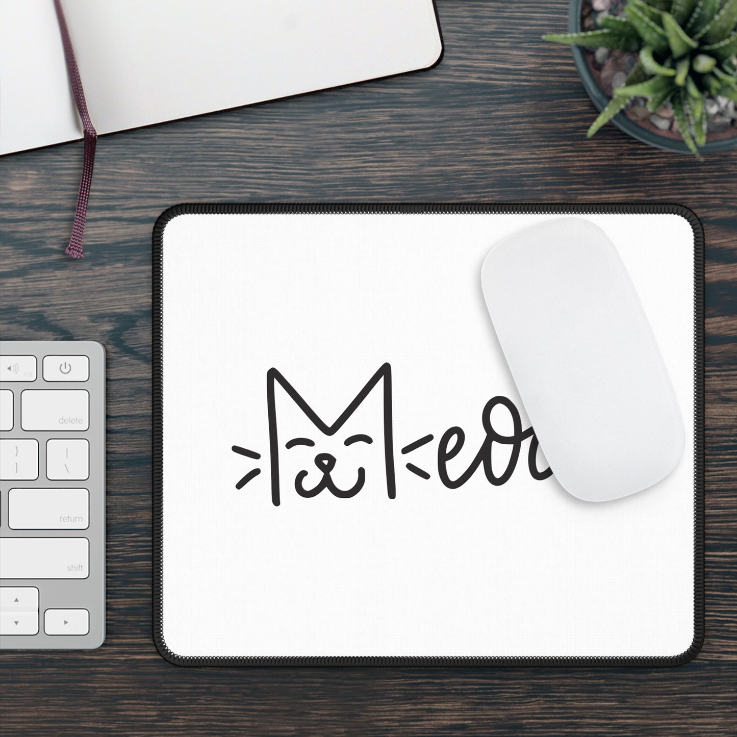 Meow Mousepad (white)