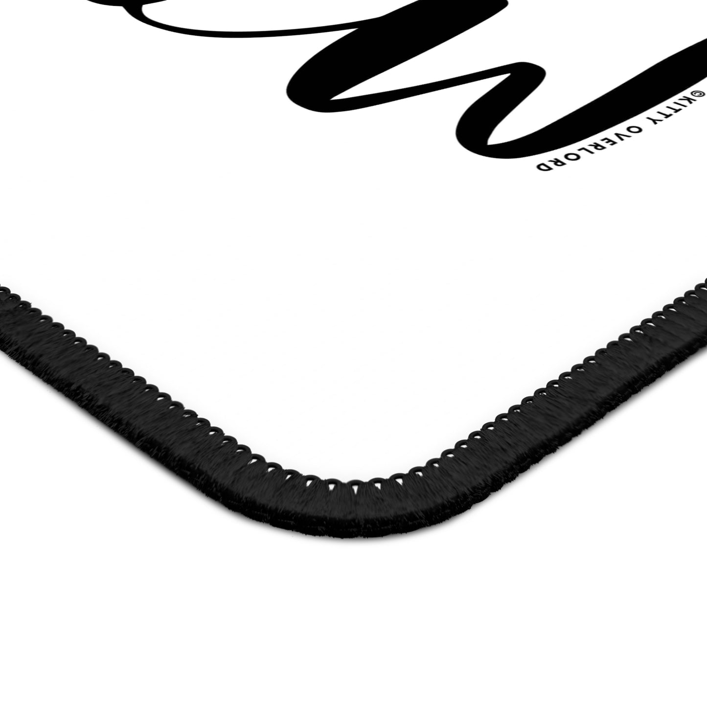 You Had Me At Meow Mousepad (white)