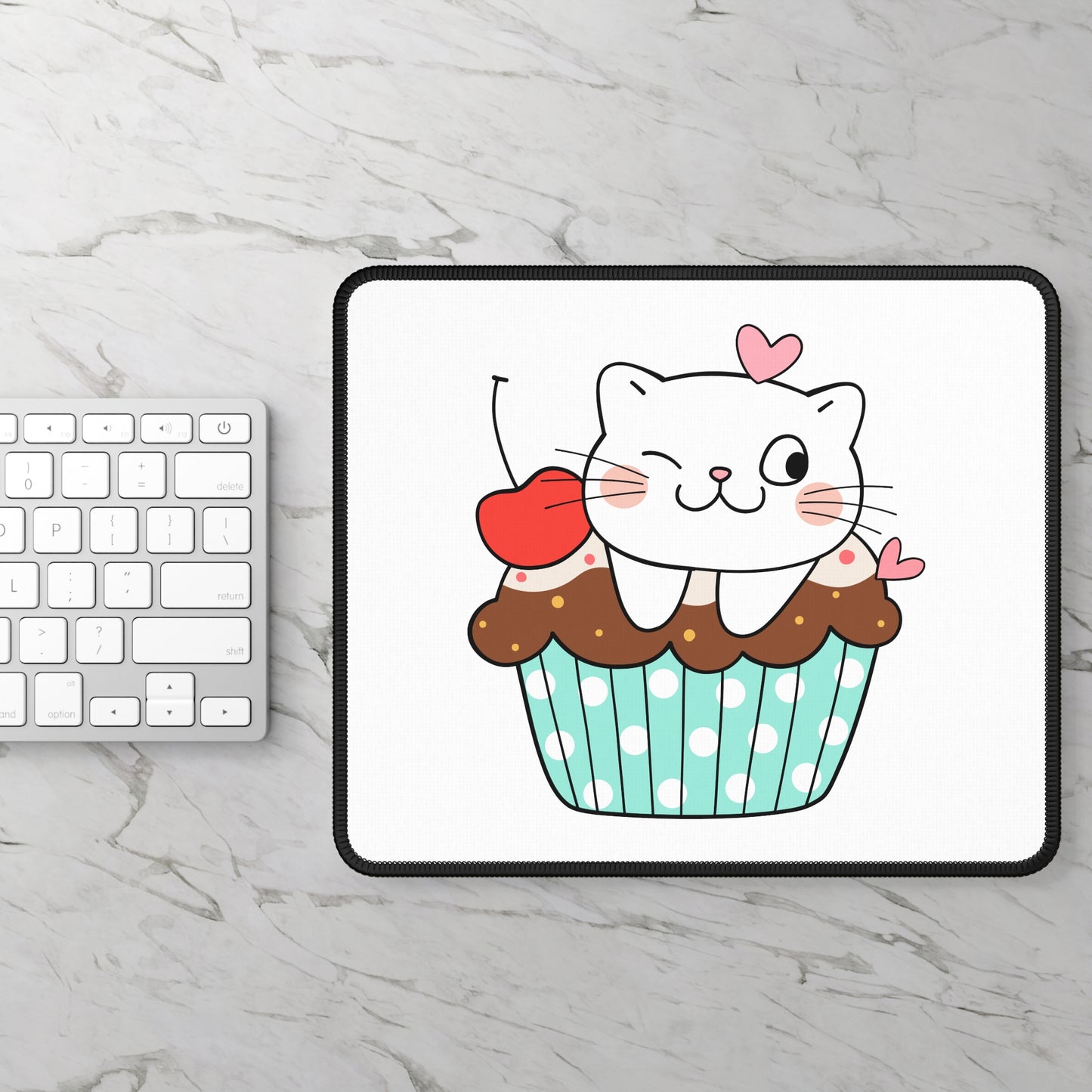 Cupcake Kitty Mousepad