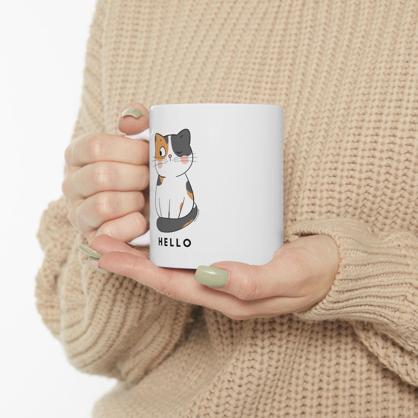 Hello Calico Mug