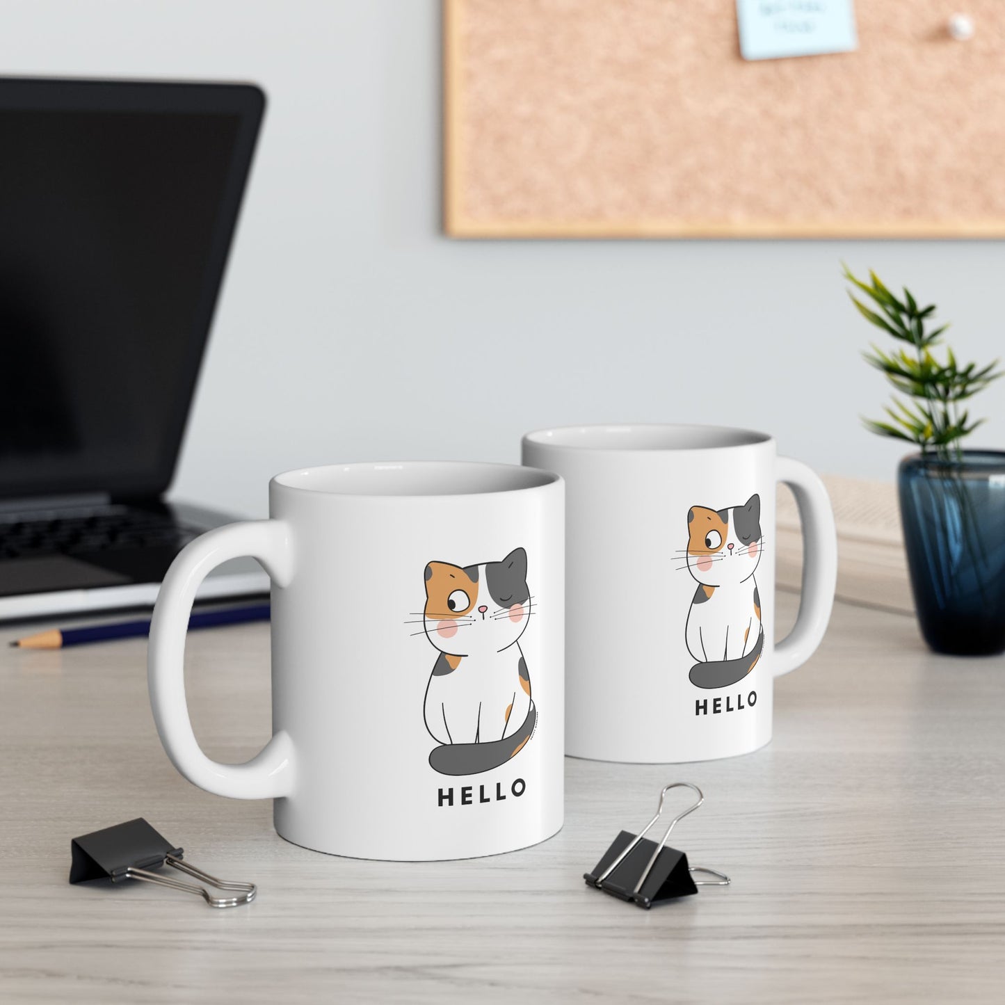 Hello Calico Mug