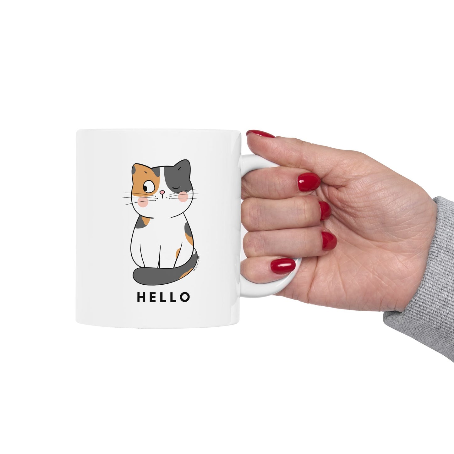 Hello Calico Mug