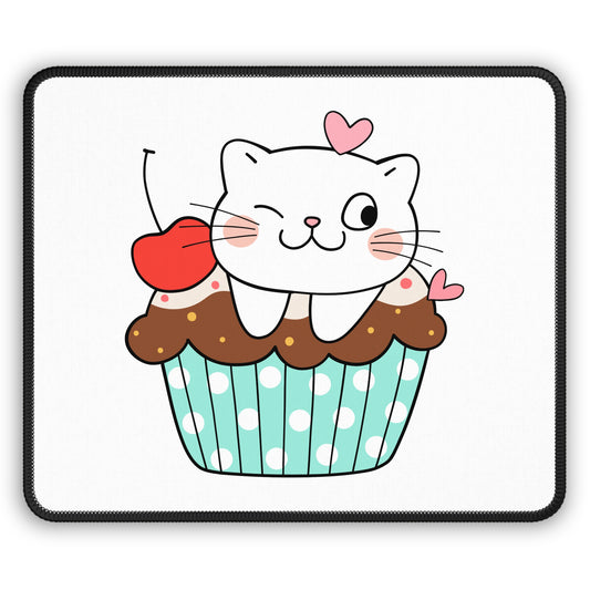 Cupcake Kitty Mousepad
