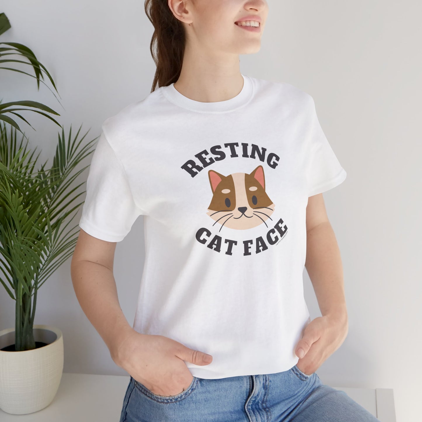 Resting Cat Face Tee